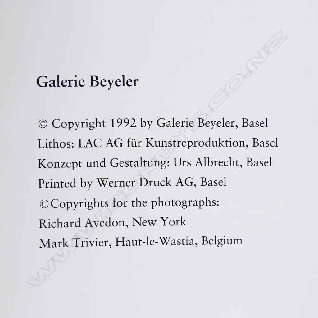 HOMAGE TO FRANCIS BACON, Galerie Beyeler - 1992 - Paperback Image 1++